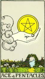 Reversed Ace of Pentacles